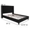 Merrick Lane Chenoa Upholstered Platform Bed with Button Tufted Headboard